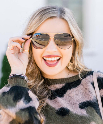 Hollywood Studded Aviator Sunglasses | Jess Lea Boutique